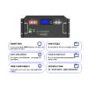 48v 200ah lithium ion battery for solar system