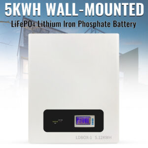 Wall Mounted Battery 51.2V 100Ah 200Ah 5KWH 10KWH LiFePo4 Lithium Powerwall Battery