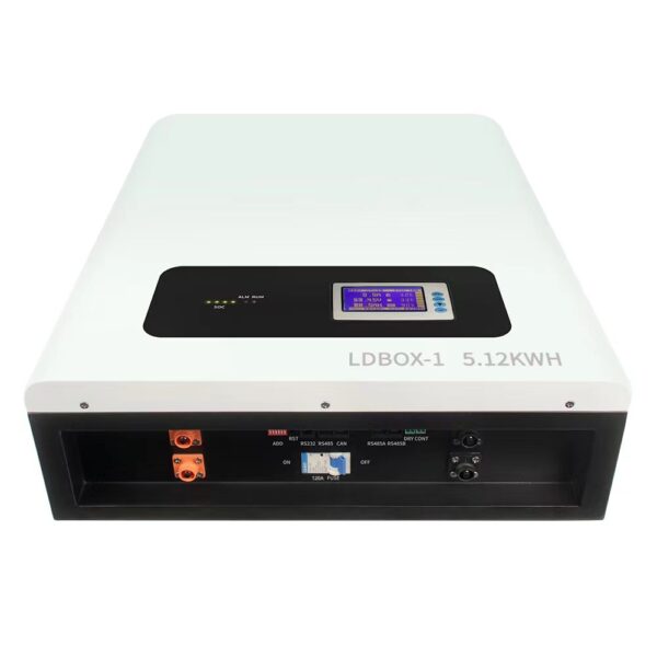 Lifepo4 Batteries 10Kwh 5Kwh 48V 51.2V Wall Mounted Lithium Ion Battery With Bms For Solar System - 图片 2