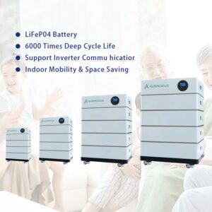 Home energy storage 51.2v 400ah 600ah stackable lifepo4 battery storage system 30kwh 200ah*3 with inverter