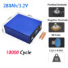 Fast Delivery 3.2V 280Ah EU Stock 10000 Cycle Lithium Ion Batteries For EV Boat Home Appliances - 图片 4